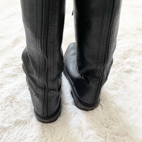 Tory Burch leather combat boots size 6.5 - Picture 8 of 10